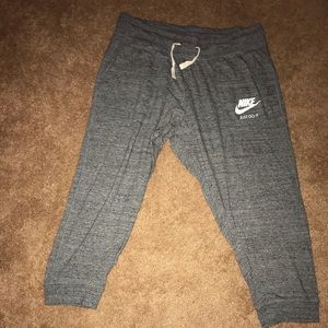 Grey Nike joggers